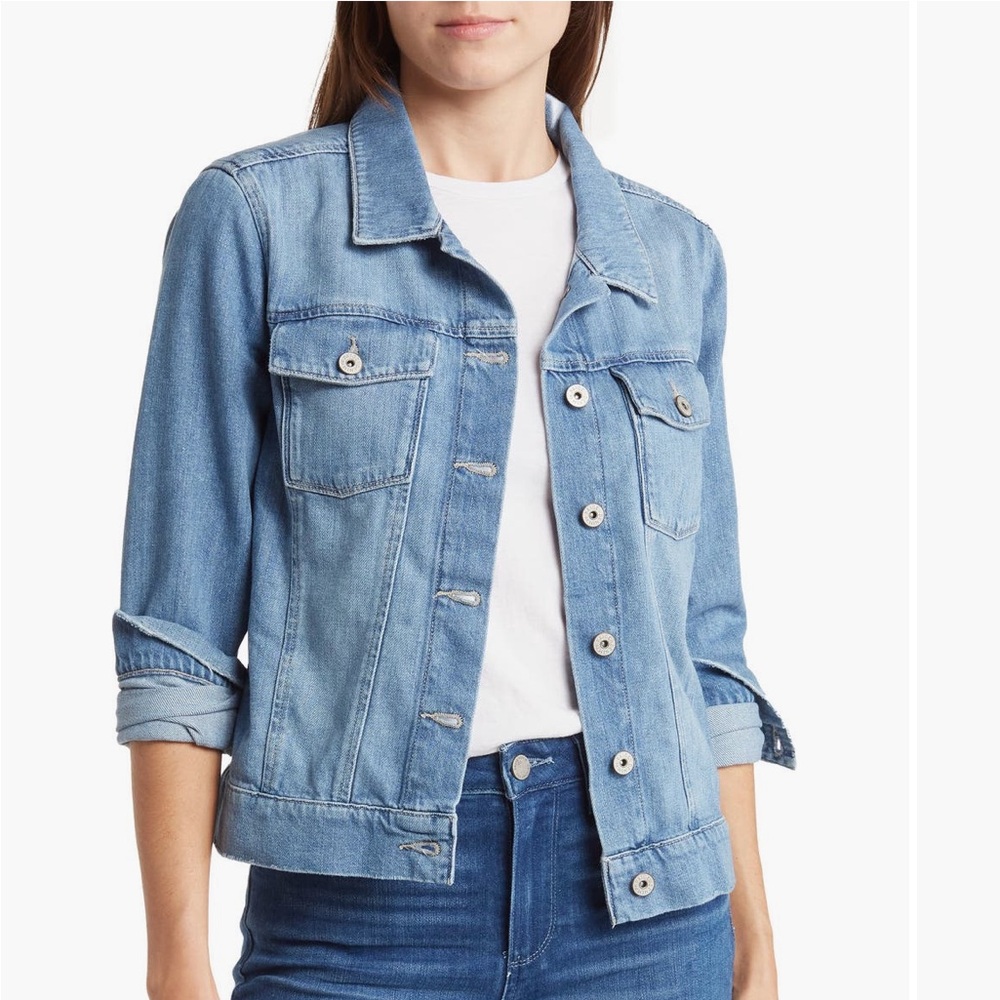 Paige Classic Blue Denim Jacket - EUC!